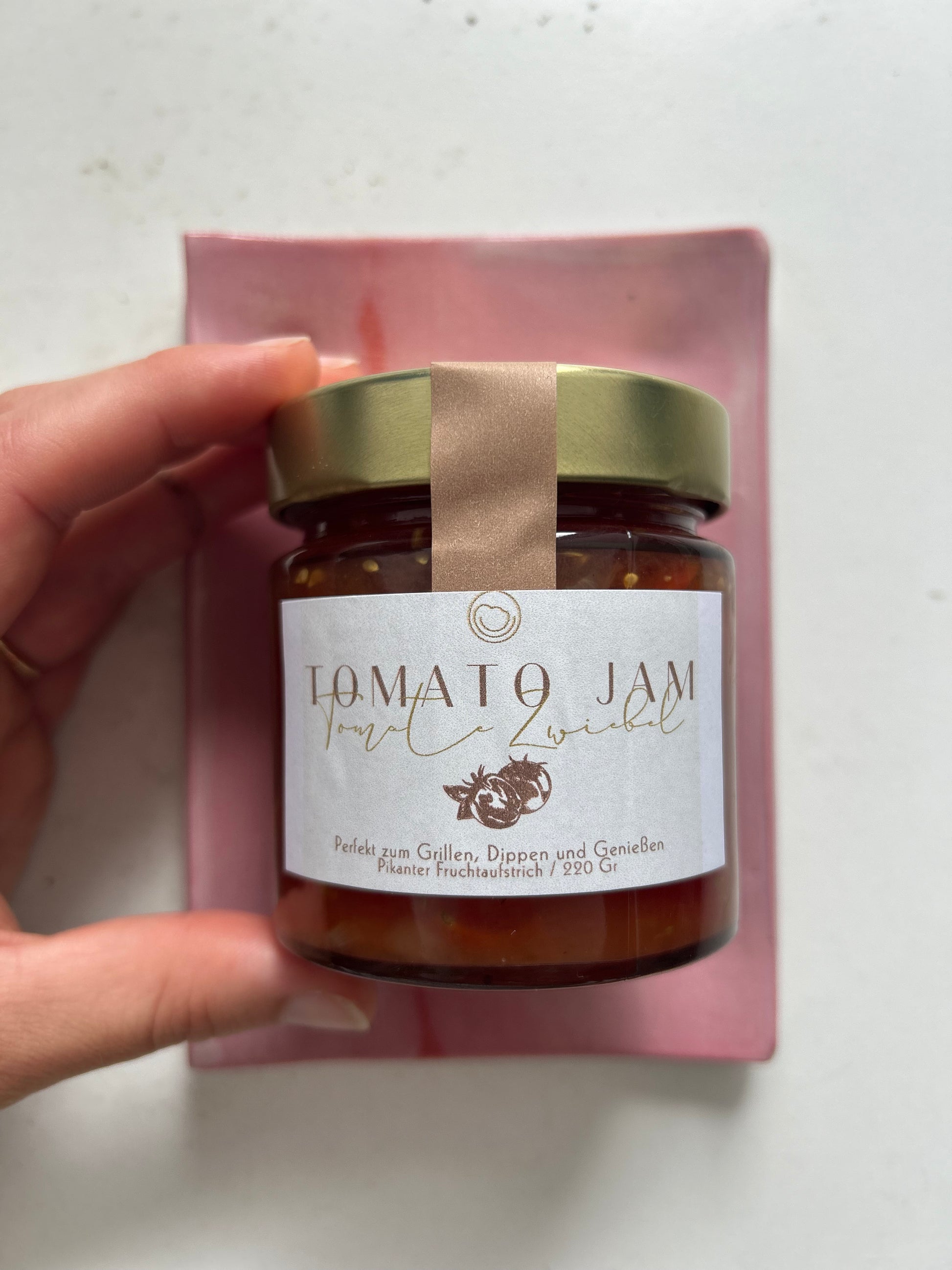 Tomato Jam / Tomaten - Zwiebel Dipp herzhaft 220gr.