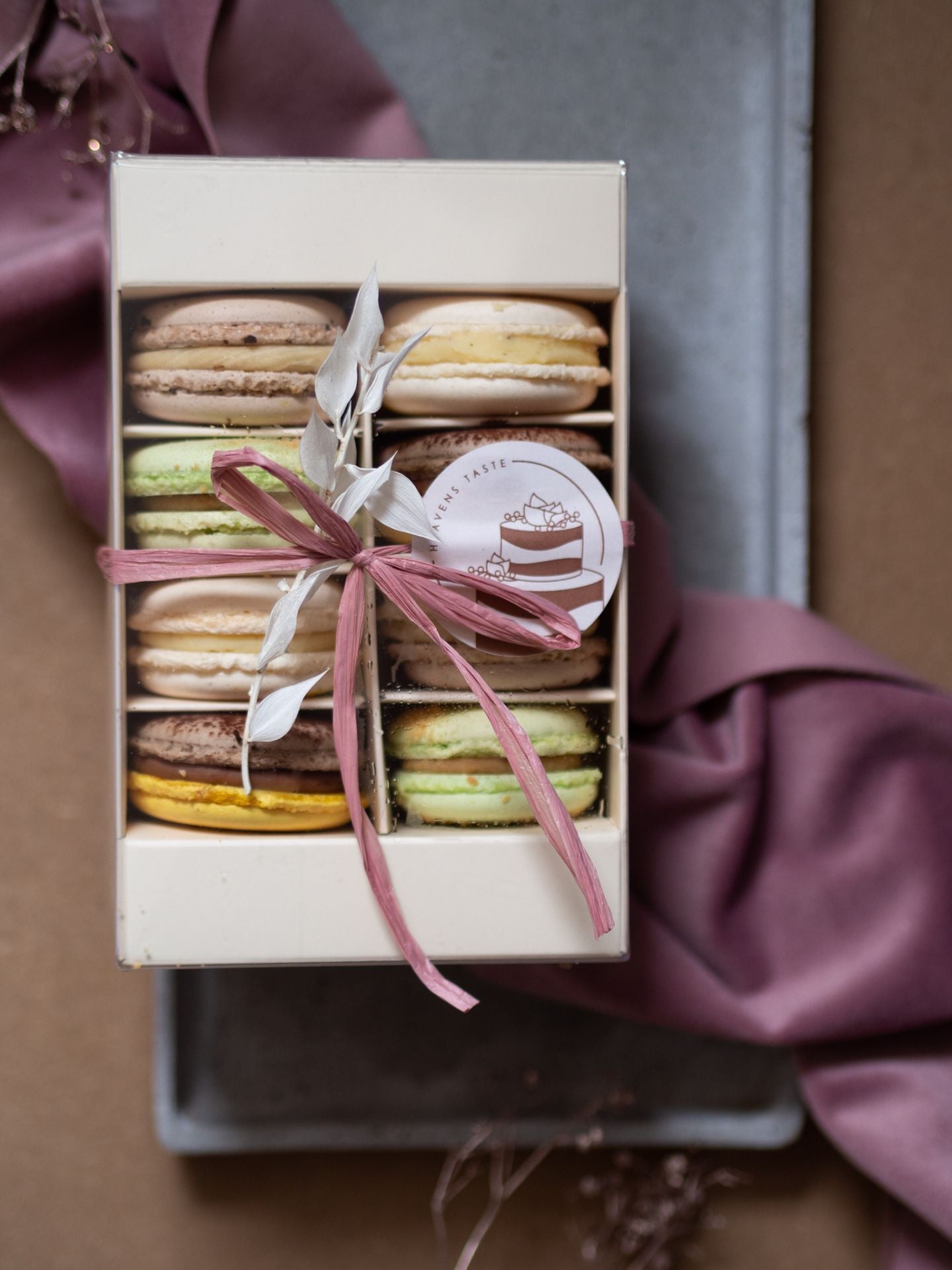 8er Macaron Box