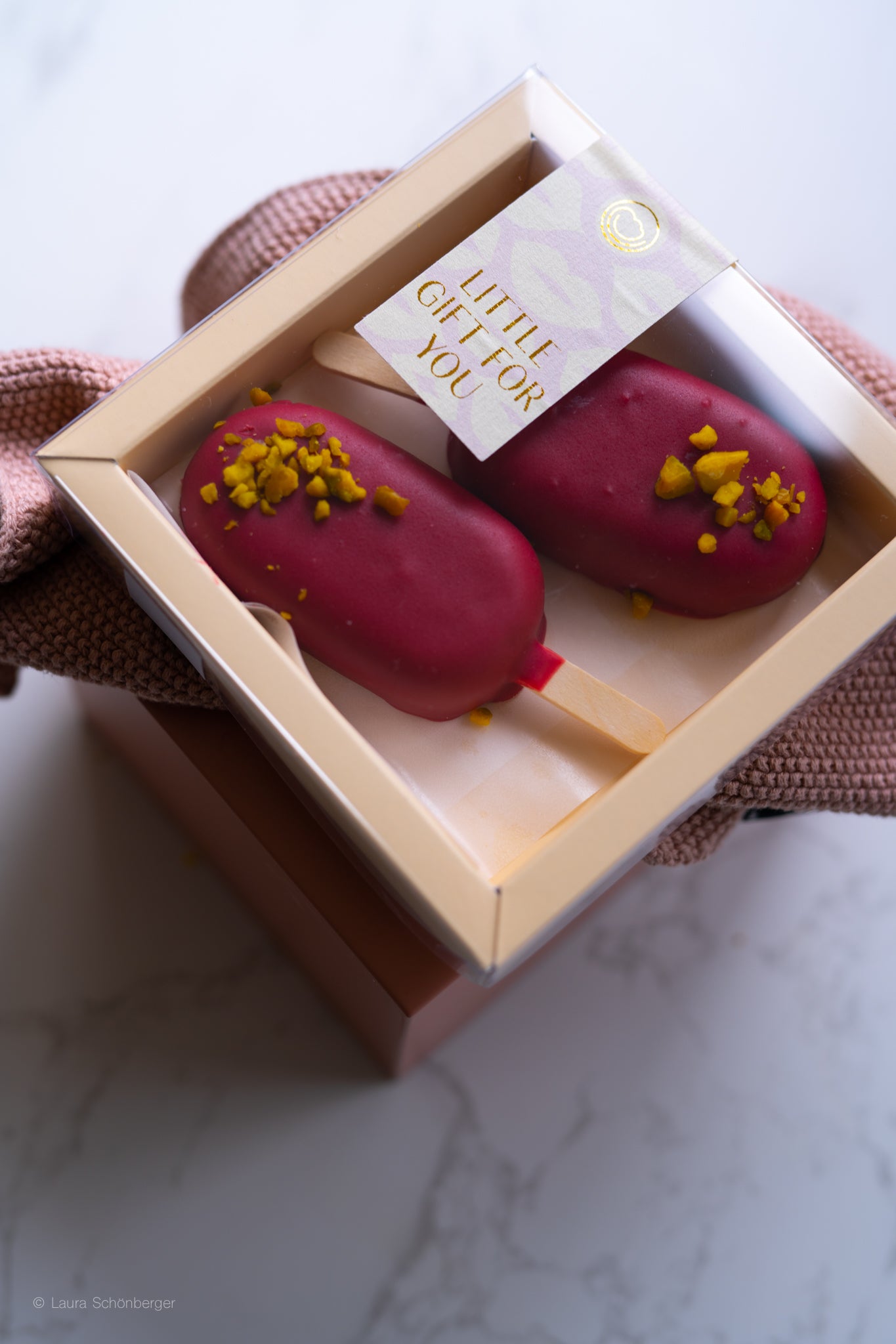 Himbeer-Pistazien Cake Pops 2St.