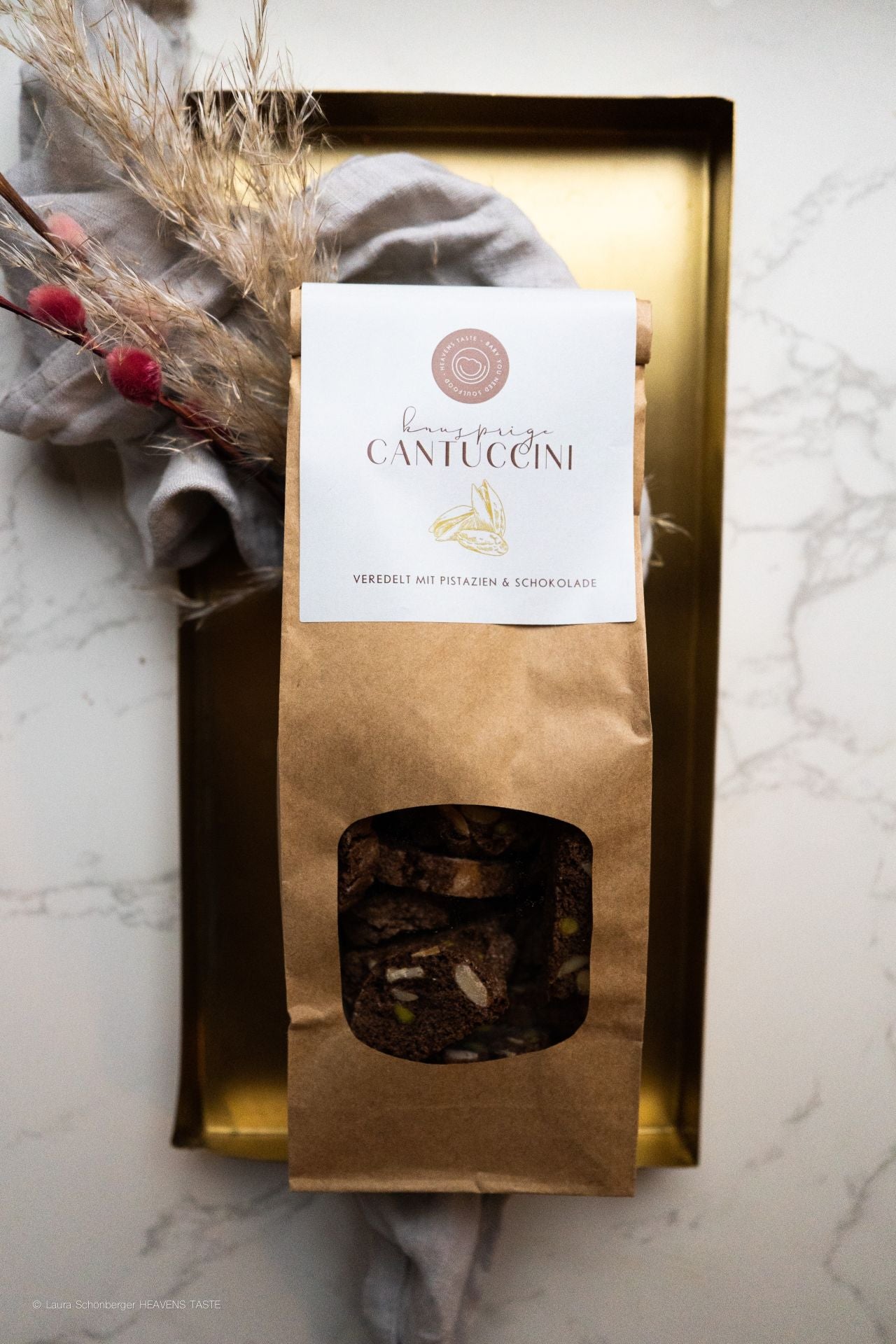 Cantuccini Schokolade-Pistazie 180gr.