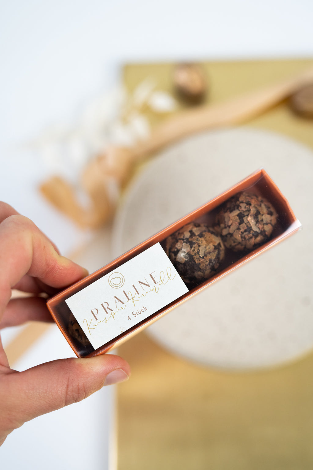 Praline Knusper-Karamell 4St.