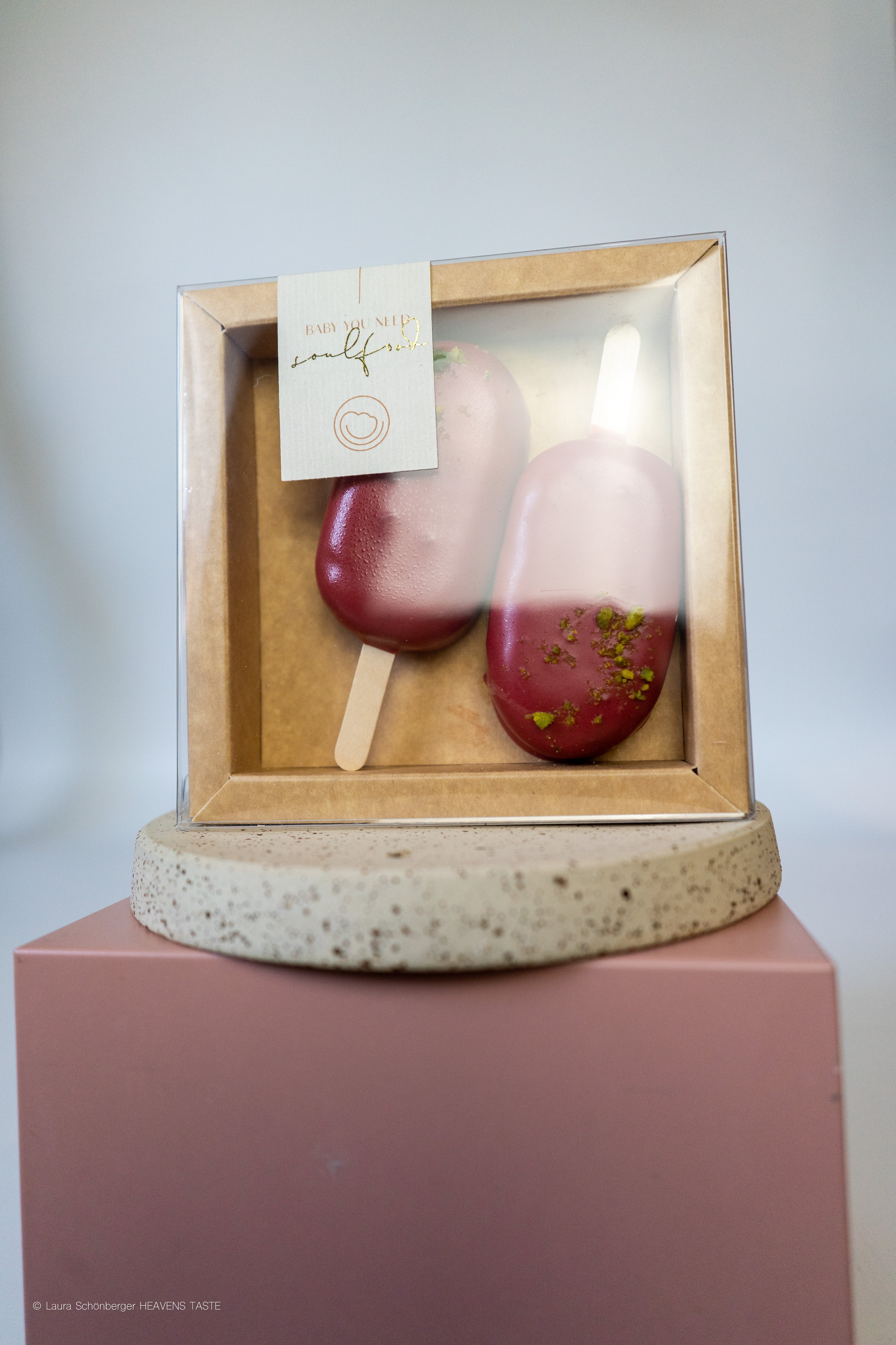 Himbeer-Pistazien Cake Pops 2St.