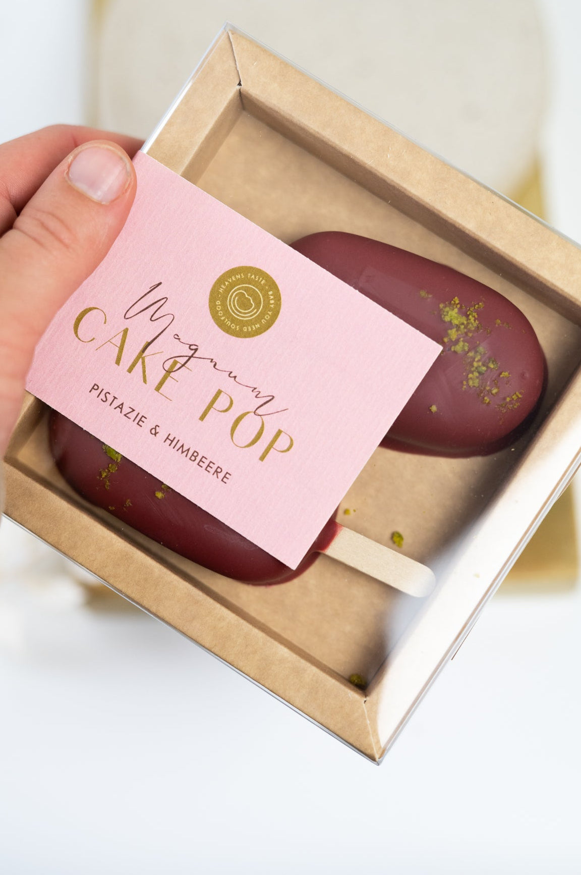 Himbeer-Pistazien Cake Pops 2St.