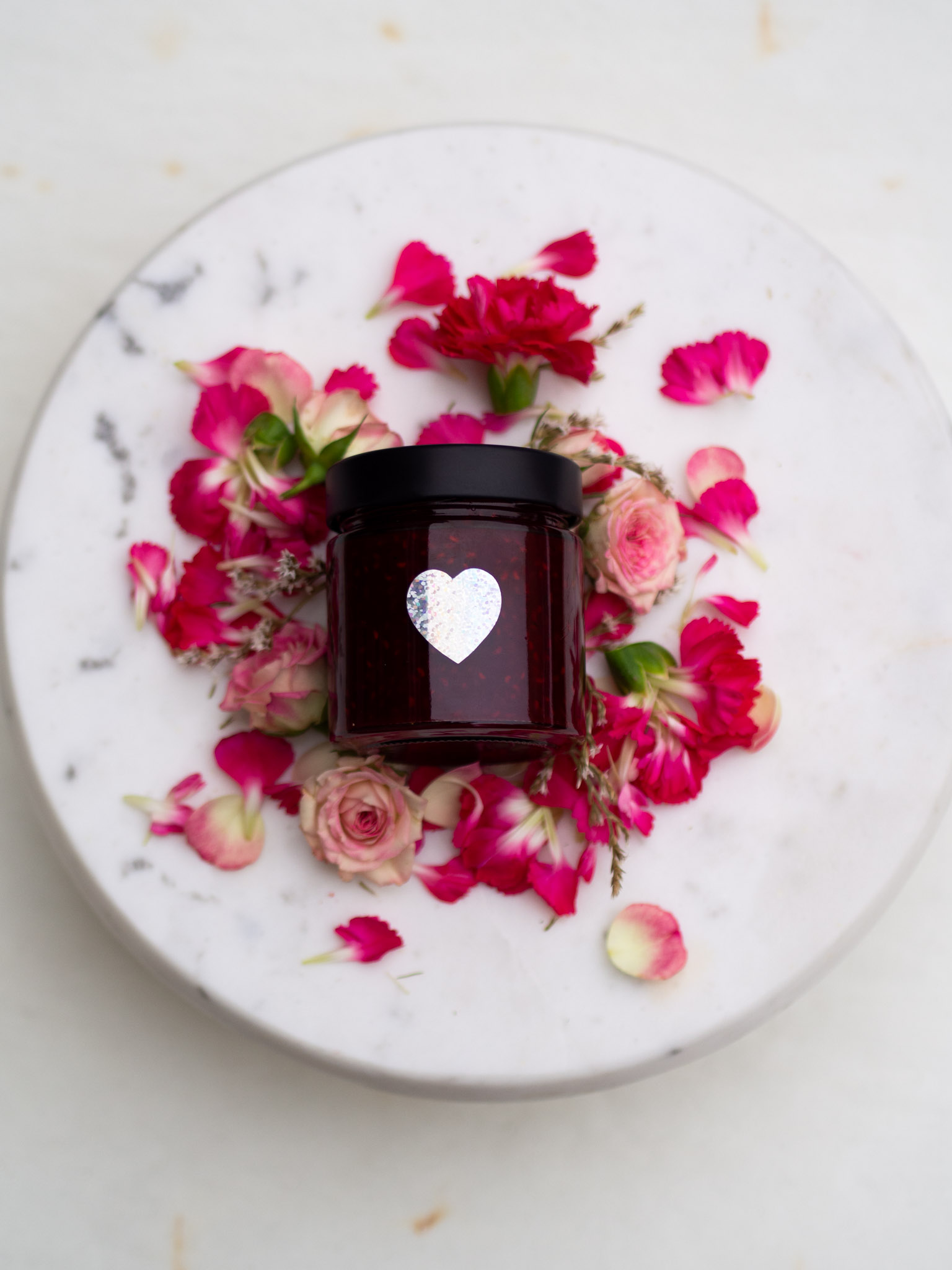 Himbeer-Litschi-Rose Fruchtaufstrich 